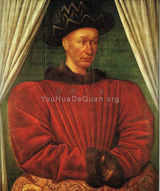 NPortrait of Charles VII of France - 让·富盖